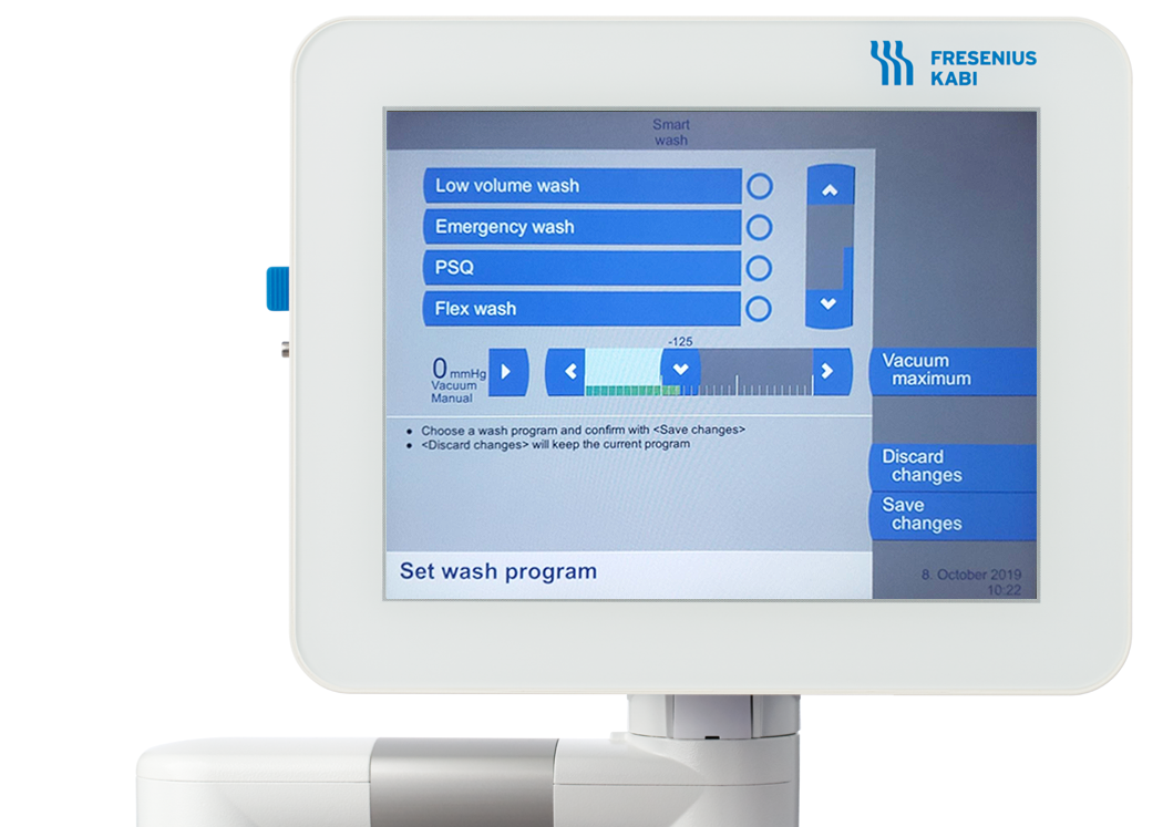 CATSmart’s Tablet-Sized Monitor - Showing Low Wash Screen